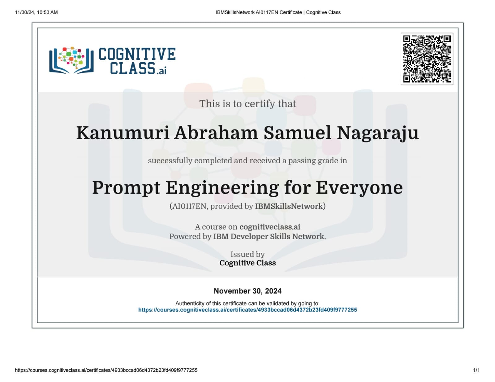 Certification 2